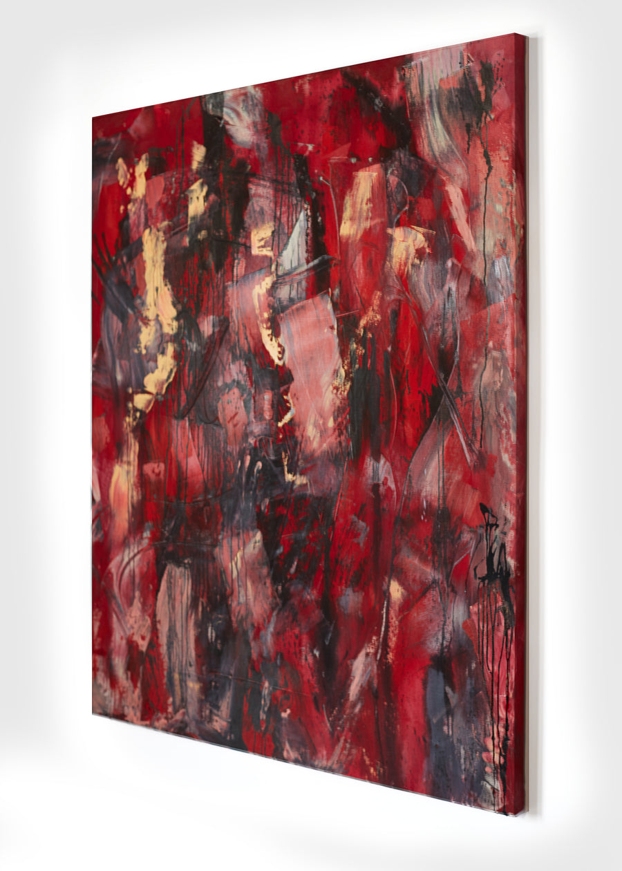 red day, 2023. 48"x60".