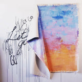 a summer day's end, 2021. 60x64".