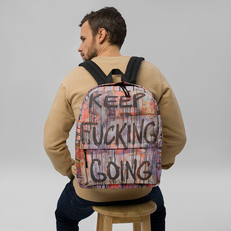 Keep Fucking Going Backpack