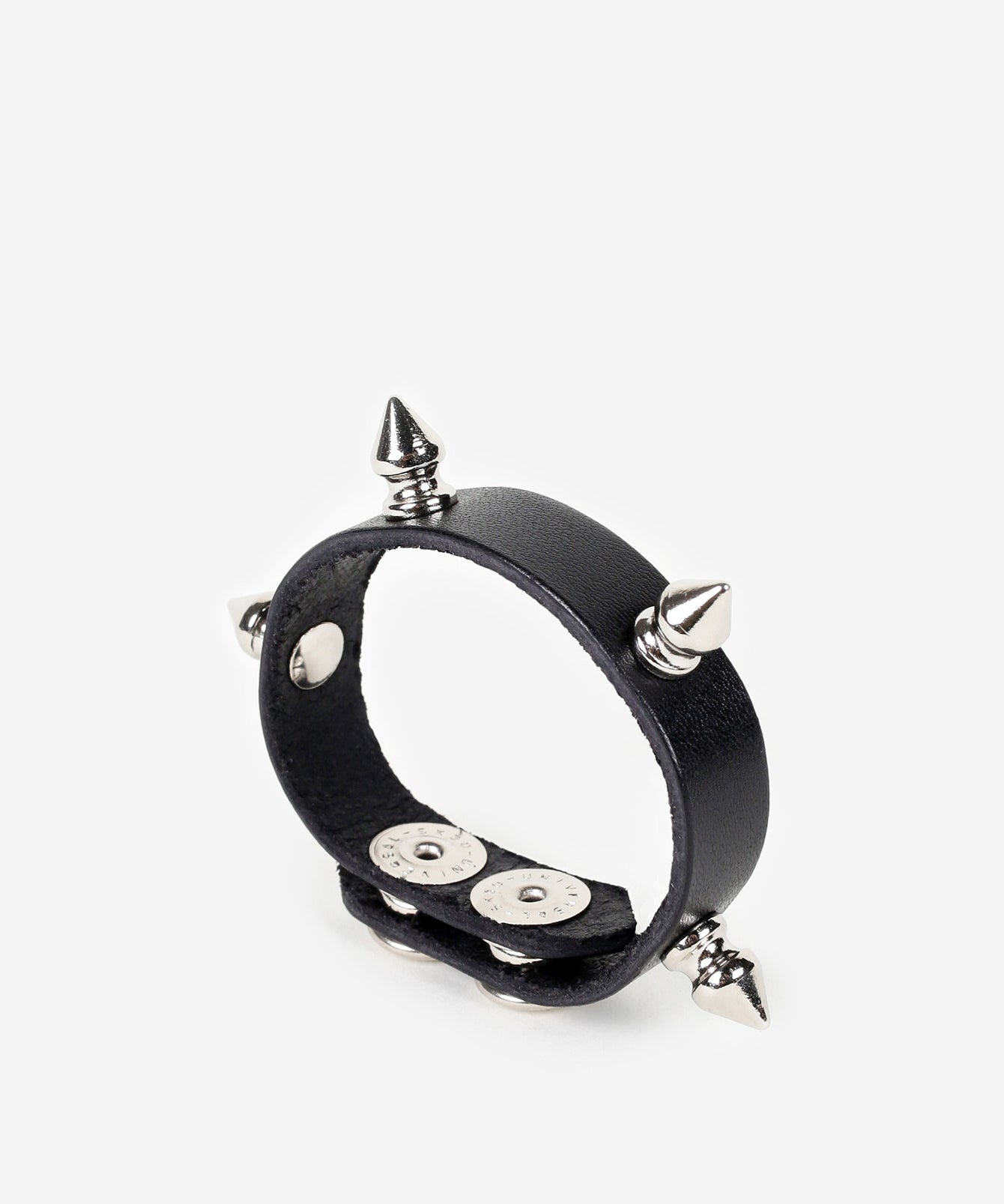 Sid Studded Leather Bracelet - JAKIMAC
 - 1