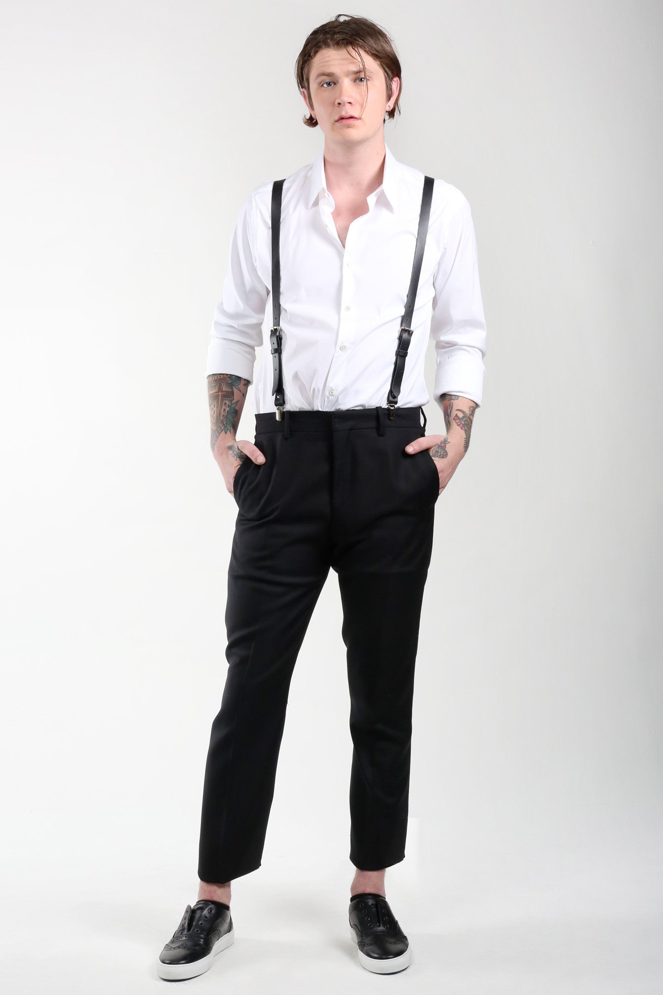 Leather Suspenders for Men by JAKIMAC | Shop Now